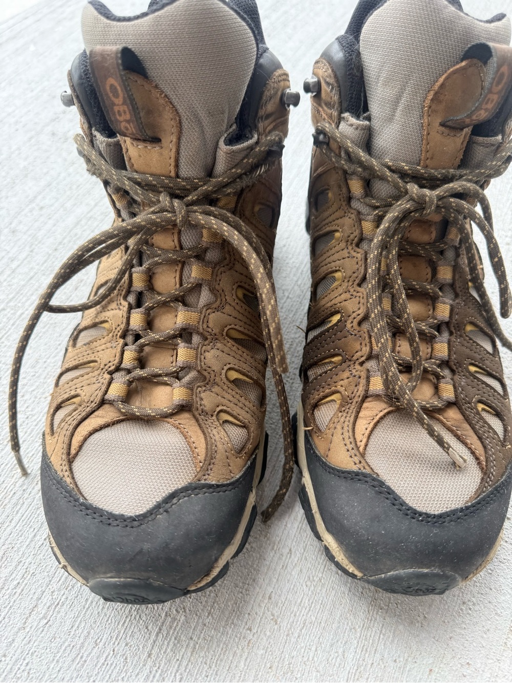 Oboz Men's Sawtooth II Mid B-DRY Waterproof Hiking Boots Brown Size 11